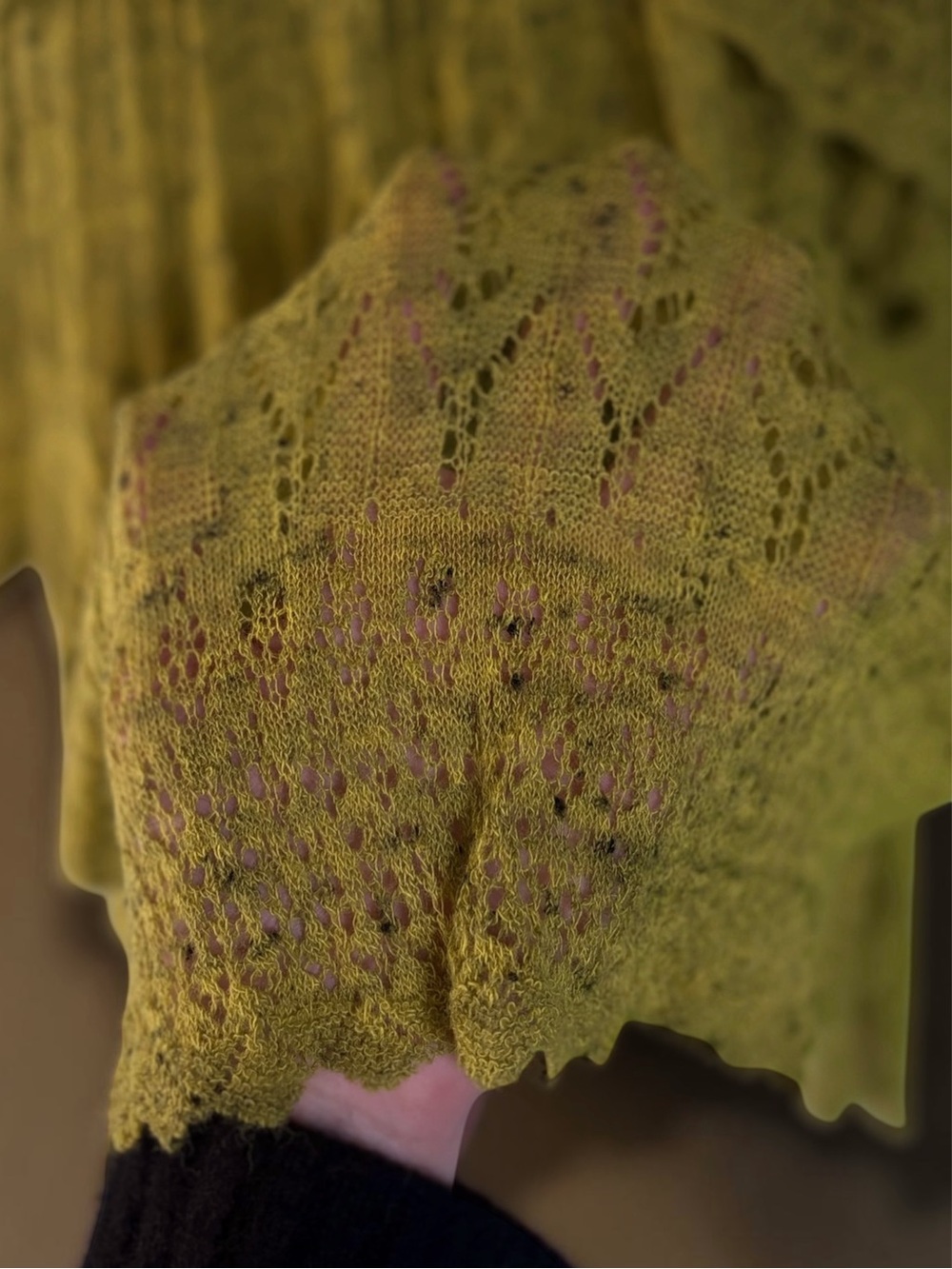 Betsey Johnson Runway Y2K Vintage Knit Ruffle Tiered Mini Dress Chartreuse - Picture 6 of 8
